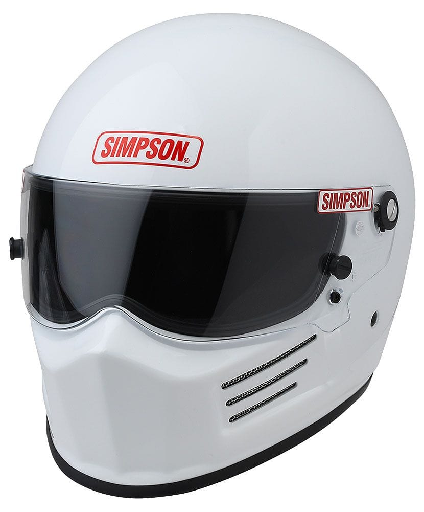 SIMPSON Small Simpson Bandit SA2020 Helmet, White SI7200011 SR