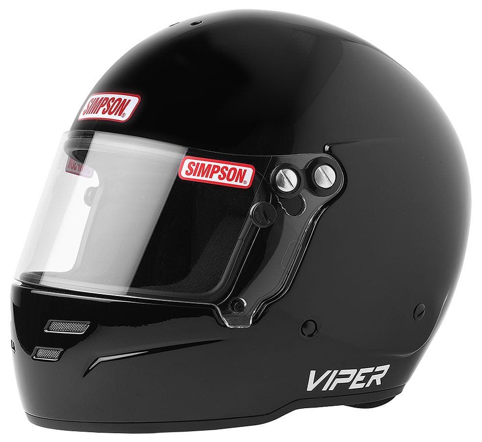 SIMPSON Small Simpson Viper SA2020 Helmet, Black SI7100012 SR