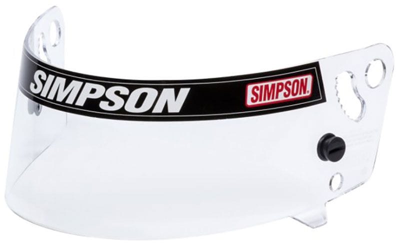 SIMPSON Suit Simpson Shark & Vudo Helmets Simpson Replacement Visor - Clear SI1010-17 SR