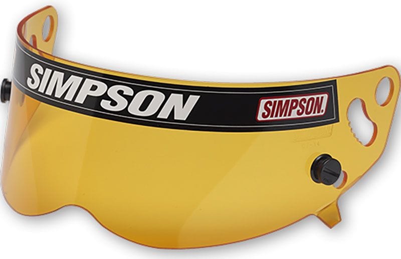 SIMPSON Suit Simpson X Bandit, Diamondback, Skull & RX Helmets Simpson Replacement Visor - Amber SI1022-12 SR