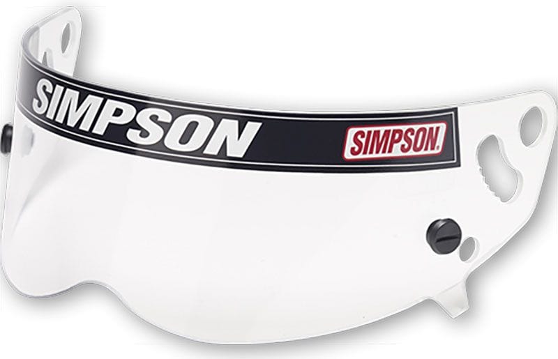 Simpson Suit Simpson X Bandit, Diamondback, Skull & RX Helmets Simpson Replacement Visor - Clear SI1020-12 SR