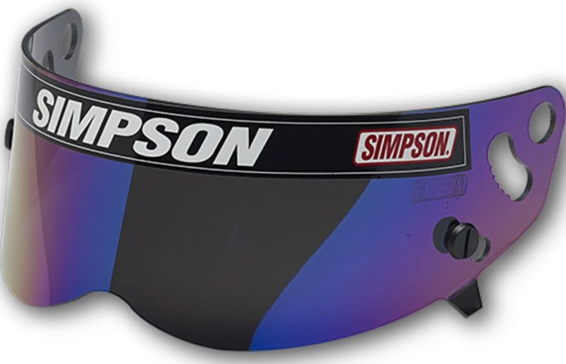 SIMPSON Suit Simpson X Bandit, Diamondback, Skull & RX Helmets Simpson Replacement Visor - Iridium SI1023-12 SR