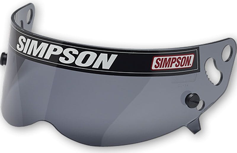 SIMPSON Suit Simpson X Bandit, Diamondback, Skull & RX Helmets Simpson Replacement Visor - Smoke SI1021-12 SR