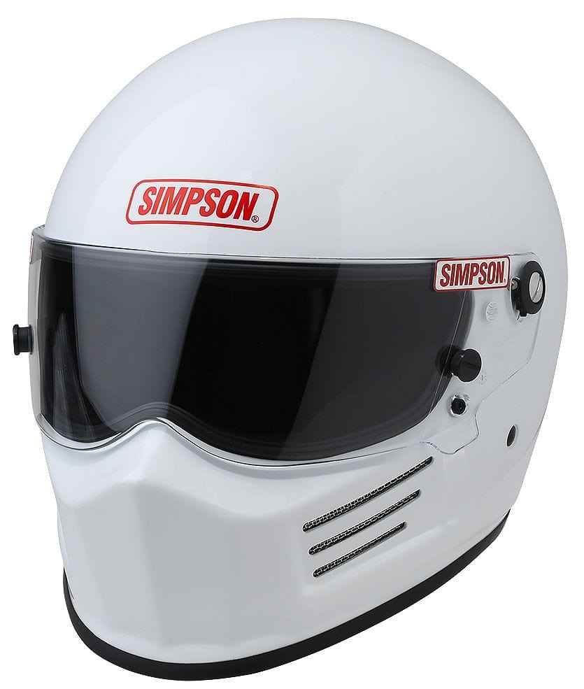 SIMPSON X-Small Simpson Bandit SA2020 Helmet, White SI7200001 SR