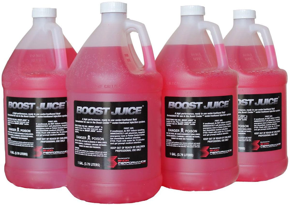 SNOW Contains 4 x 1 Gallon (3.78L) Bottles Snow Performance Boost Juice 50/50 High Performance Water-Methanol Fluid RPSP40008 SR