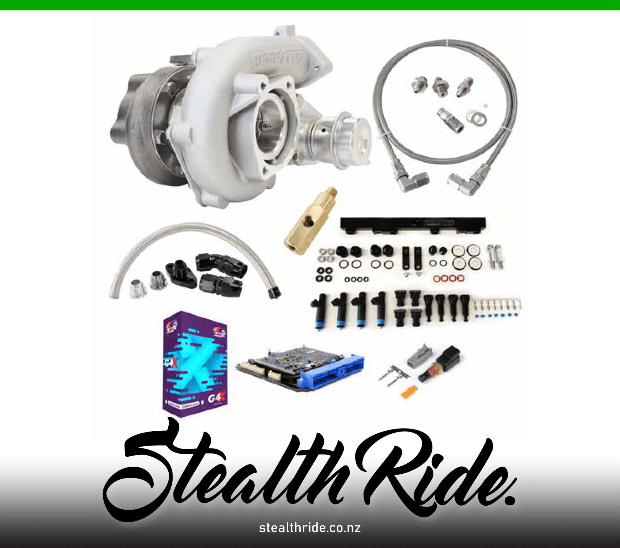 StealthRide Turbo Kits Package 3 NISSAN SR20 +T TURBO KIT SR
