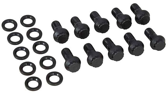 Strange Suit 40-Spline Aluminium Strange ARP Ring Gear Bolts (7/16-20 x .950" UHL) With Washers STN1973 SR