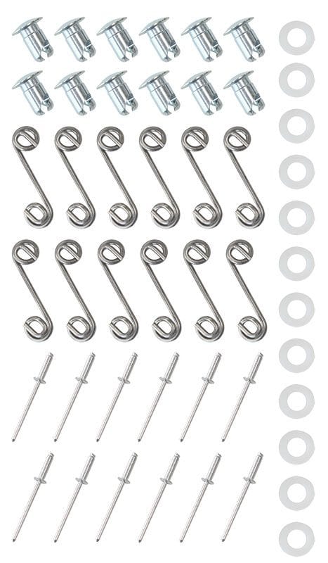 WELD 12 Dzus Buttons & Washers Weld Racing Sprint Mud Cover Dzus Buttons WEP650-4600 SR