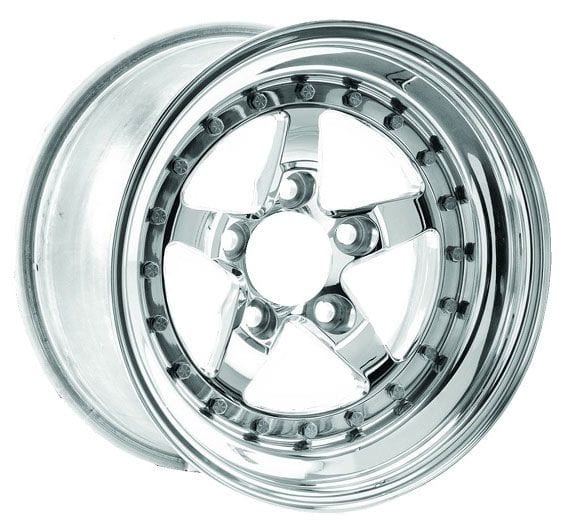 WELD 15" x 10" 4.5" B/S With 5 x 4.75" B/C Weld Racing Weld Star RT - Polished Center WE791P-510278 SR