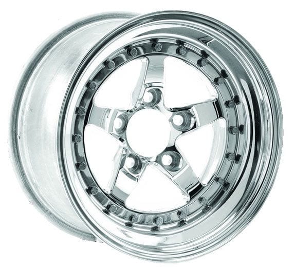 WELD 15" x 10" 5.5" B/S With 5 x 4.5" B/C Weld Racing Weld Star RT - Polished Center WE791P-510210 SR