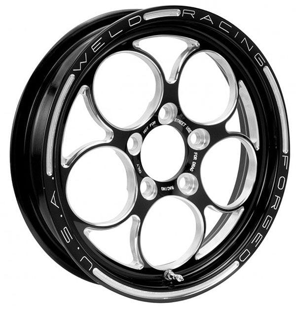 WELD 15" x 3.5" 1.75 B/S Suit 5 x 4.75" B/C Weld Racing Magnum 2.0 Drag Front Runner 1-Piece - Black WE786B-15274 SR