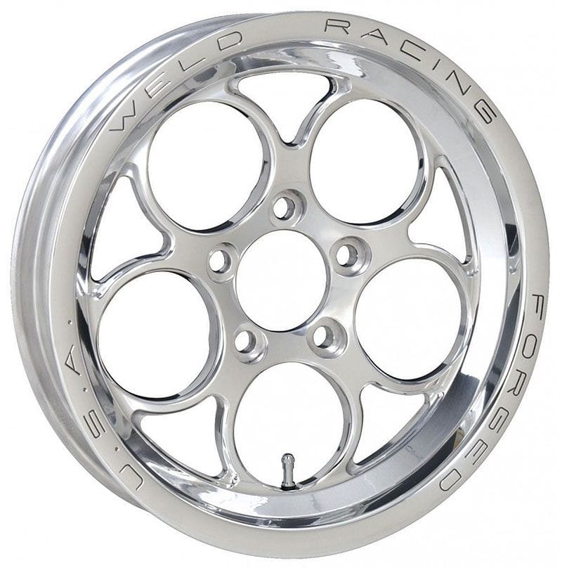 WELD 15" x 3.5" 2.25" B/S Suit 5 x 4.5" B/C Weld Racing Magnum 2.0 Drag Front Runner 1-Piece - Polished WE786P-15202 SR