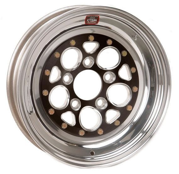 WELD 15" x 4.0" 1.75 B/S Suit 5 x 4.75 B/C Weld Racing Magnum 2.0 Drag Front Runner - Black Center WE786B-504272 SR