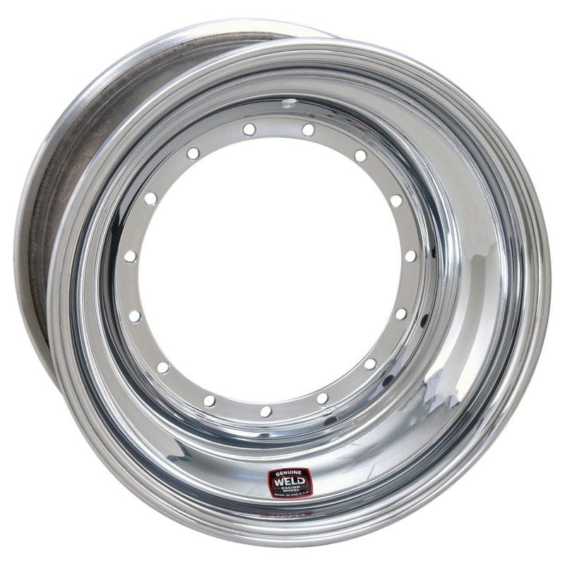 WELD 15" x 8" 3" B/S Suit 5 x 9.750" B/C, Outer Bead-Loc With 6-Hole Cover Weld Racing Sprint Direct Mount Wheel - Black WE860B-50853-6 SR