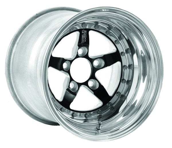 WELD 15" x 8" 4.5" B/S With 5 x 4.5" B/C Weld Racing Weld Star RT - Black Center WE791B-58208 SR