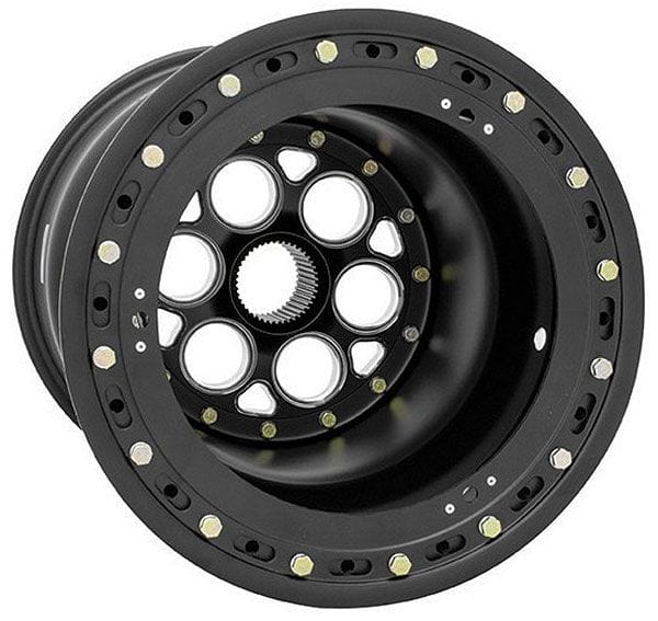 WELD 15" x 8" 4" B/S Suit 5 x 9.750" B/C (Non Bead-Loc) Weld Racing Sprint Direct Mount Wheel - Black WE860B-50814 SR