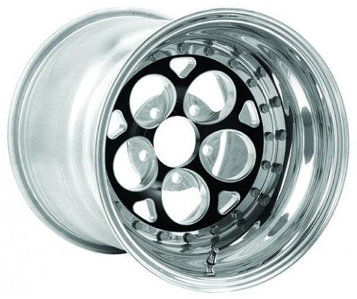 WELD 15" x 9" 5" B/S Suit 5 x 4.75" B/C Weld Racing Magnum Drag Rear Drag Rim - Black Center WE86B-509280 SR
