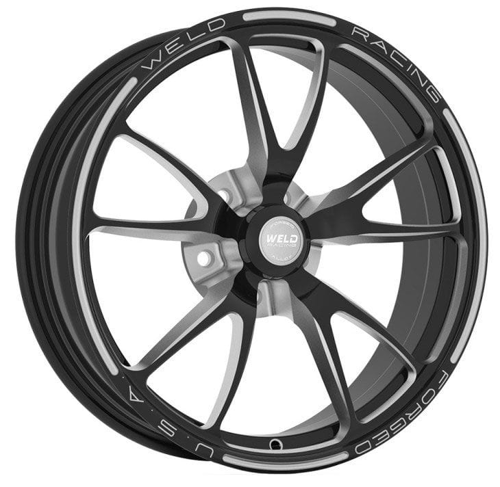 WELD 17" x 4.5" 2.25" B/S Suit 5 x 4.75" B/C Weld Racing Full Throttle Drag Front Runner 1-Piece - Black WE782B-1704274 SR