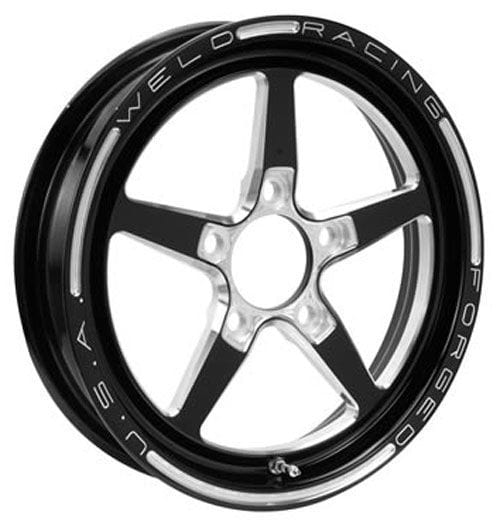 WELD 5 x 4.5" Bolt Circle with 2.25" Backspace Weld Racing AlumaStar 2.0 1-Piece 17 x 4.5" Wheel - Black Finish WE788B-1704204 SR