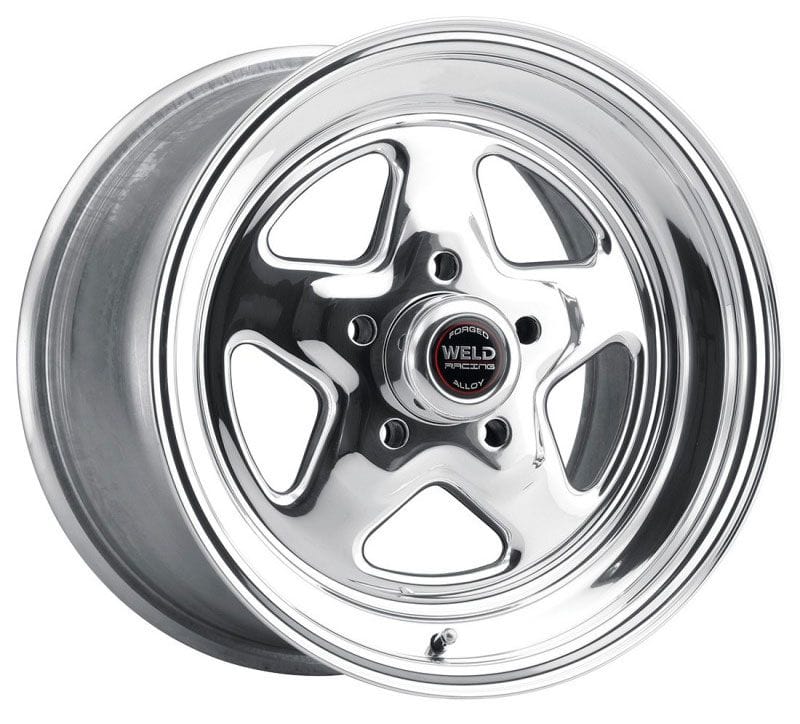 WELD 5 x 4.5" Bolt Circle with 2.5" Backspace Weld Racing Pro Star 15" x 8" Wheel - Polished Finish WE96-58204 SR