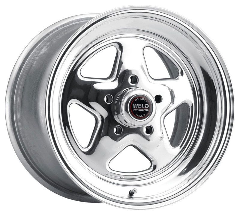 WELD 5 x 4.5" Bolt Circle with 3.5" Backspace Weld Racing Pro Star 15" x 8" Wheel - Polished Finish WE96-58206 SR