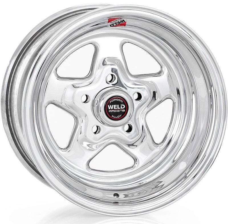 WELD 5 x 4.5" Bolt Circle with 3.5" Backspace Weld Racing ProStar 15" x 12" Wheel - Polished Finish WE96-512206 SR
