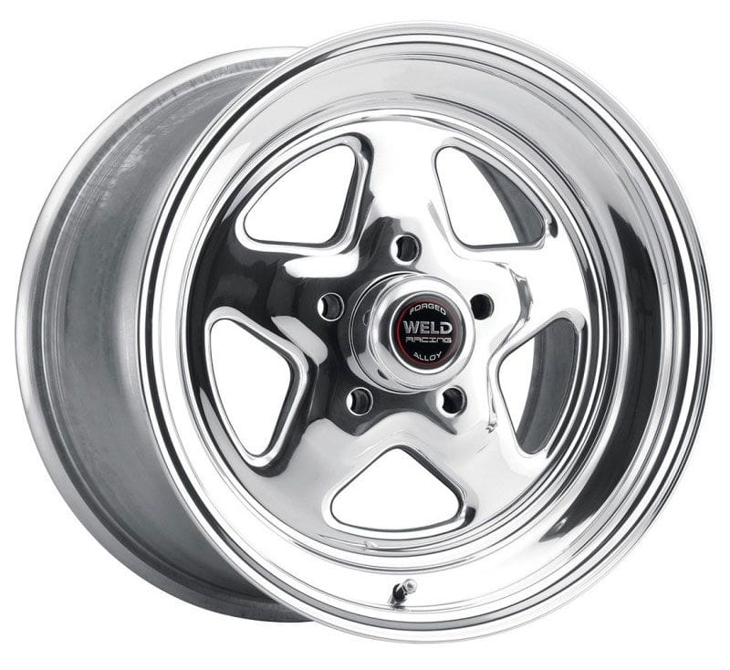 WELD 5 x 4.5" Bolt Circle with 3.5" Backspace Weld Racing ProStar 15" x 6" Wheel - Polished Finish WE96-56206 SR