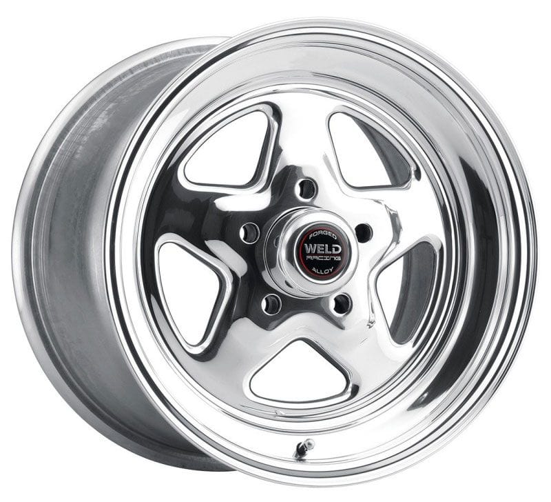 WELD 5 x 4.5" Bolt Circle with 3.5" Backspace Weld Racing ProStar 15" x 7" Wheel - Polished Finish WE96-57206 SR