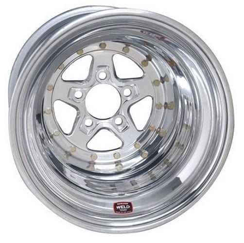 WELD 5 x 4.5" Bolt Circle with 3" Backspace Weld Racing AlumaStar 2.0 15 x 10" Wheel - Polished Finish WE788-510206 SR