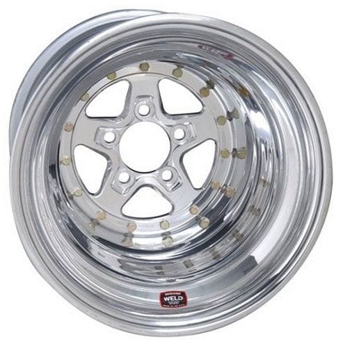 WELD 5 x 4.5" Bolt Circle with 3" Backspace Weld Racing AlumaStar 2.0 15 x 9" Wheel - Polished Finish WE788-509206 SR