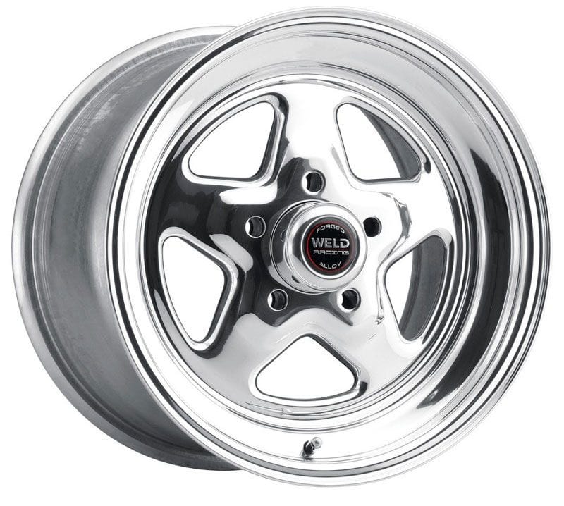 WELD 5 x 4.5" Bolt Circle with 4.5" Backspace Weld Racing ProStar 15" x 12" Wheel - Polished Finish WE96-512208 SR