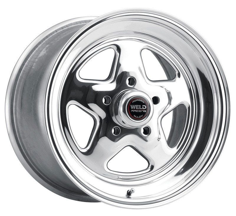 WELD 5 x 4.5" Bolt Circle with 5.5" Backspace Weld Racing ProStar 15" x 12" Wheel - Polished Finish WE96-512210 SR