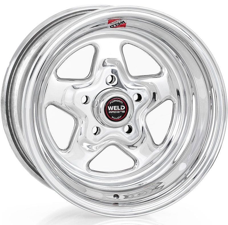 WELD 5 x 4.5" Bolt Circle with 6.5" Backspace Weld Racing ProStar 15" x 10" Wheel - Polished Finish WE96-510212 SR