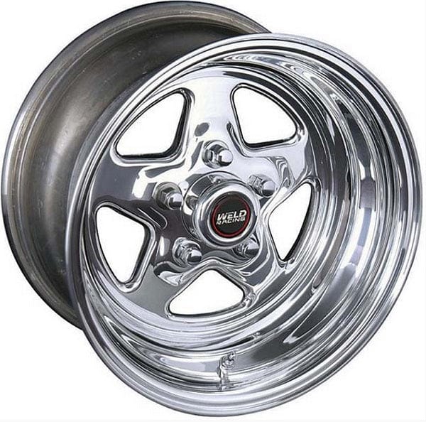 WELD 5 x 4.5" Bolt Circle with 6.5" Backspace Weld Racing ProStar 15" x 12" Wheel - Polished Finish WE96-512212 SR
