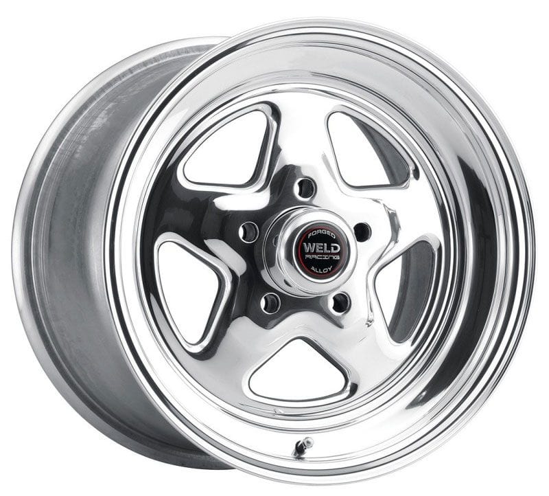 WELD 5 x 4.5" Bolt Circle with 7.5" Backspace Weld Racing ProStar 15" x 15" Wheel - Polished Finish WE96-515214 SR