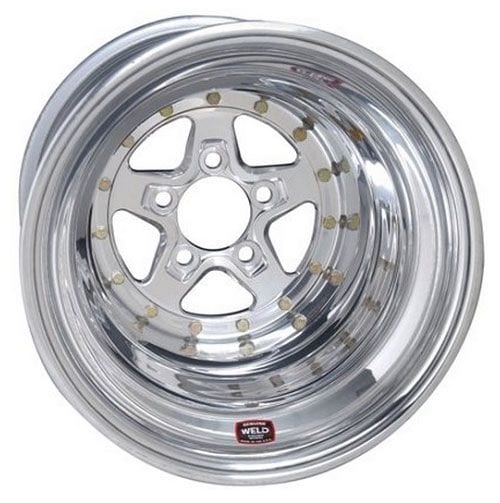 WELD 5 x 4.75" Bolt Circle with 4" Backspace Weld Racing AlumaStar 2.0 15 x 10" Wheel - Polished Finish WE788-510278 SR