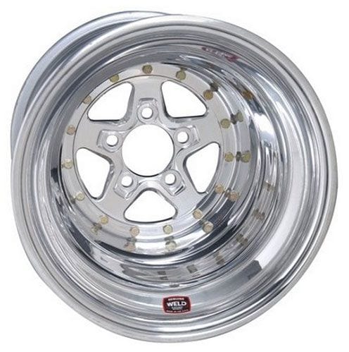 WELD 5 x 4.75" Bolt Circle with 4" Backspace Weld Racing AlumaStar 2.0 15 x 8" Wheel - Polished Finish WE788-508278 SR