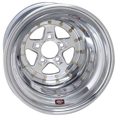 WELD 5 x 4.75" Bolt Circle with 5" Backspace Weld Racing AlumaStar 2.0 15 x 8 " Wheel - Polished Finish WE788-508280 SR