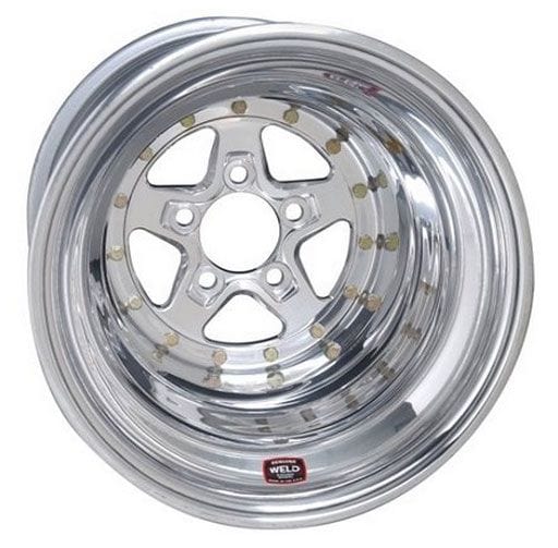 Weld Racing 5 x 4.5" Bolt Circle with 5" Backspace Weld Racing AlumaStar 2.0 15 x 8" Wheel - Polished Finish WE788-508210 SR