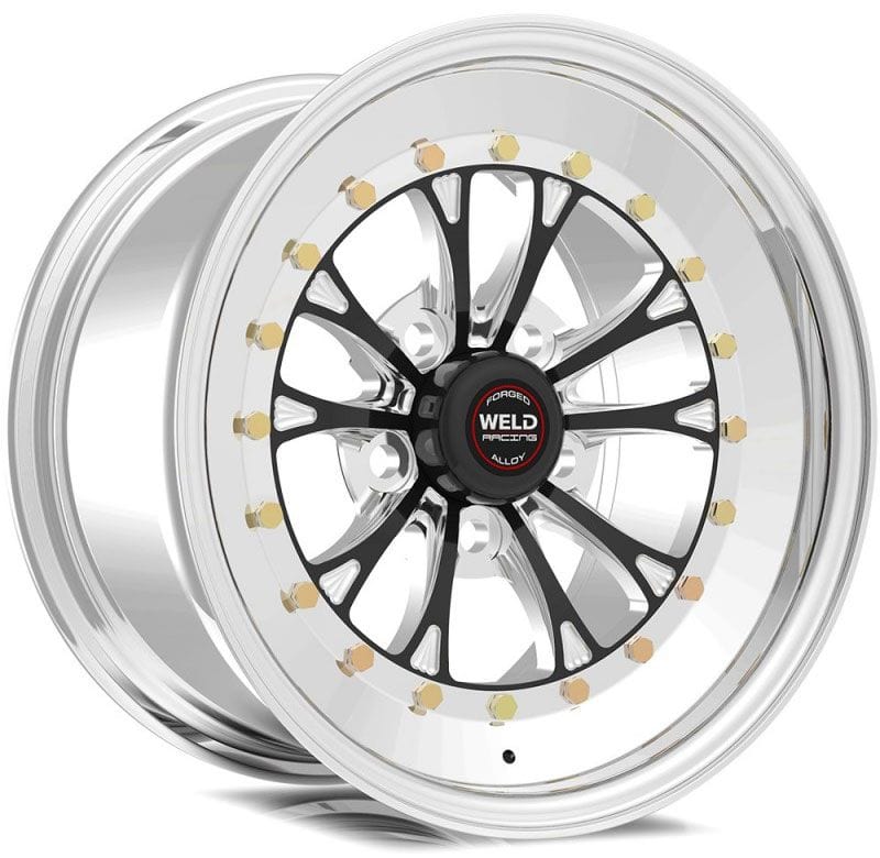 Weld Racing 5 x 4.75" Bolt Circle with 3.5" Backspace Weld Racing RT Vitesse 15 x 8" Wheel, Black WE794B-58280 SR