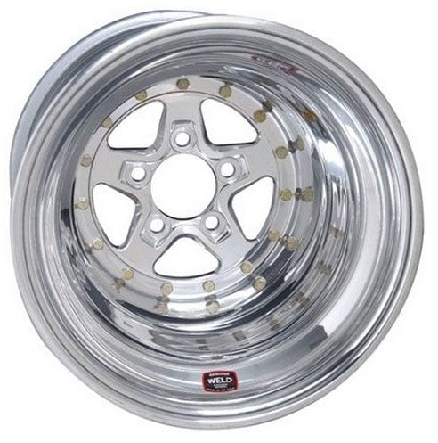 Weld Racing 5 x 4.75" Bolt Circle with 3" Backspace Weld Racing AlumaStar 2.0 15 x 9" Wheel - Polished Finish WE788-509276 SR