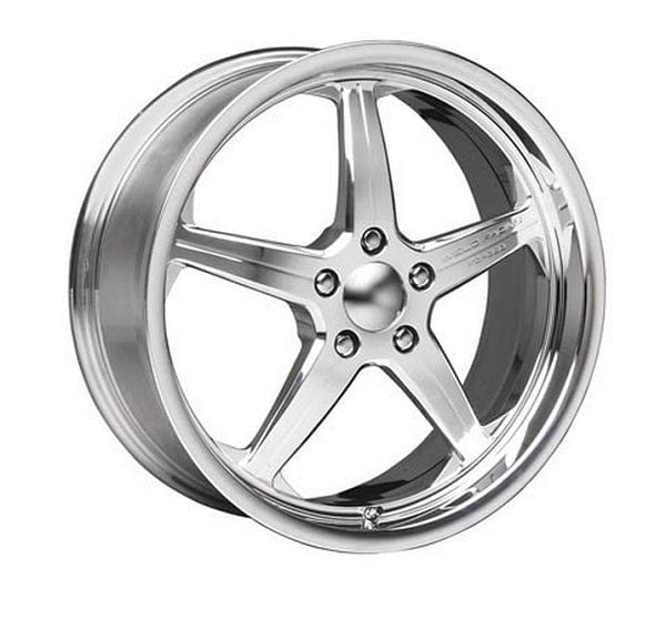 Weld Racing 5x4.5" with 45mm Offset, 6.320" Backspace, 2.874" Centre Bore Weld Racing Forge Star 18x8.5" Polished Aluminium Wheel WE850-885485 SR