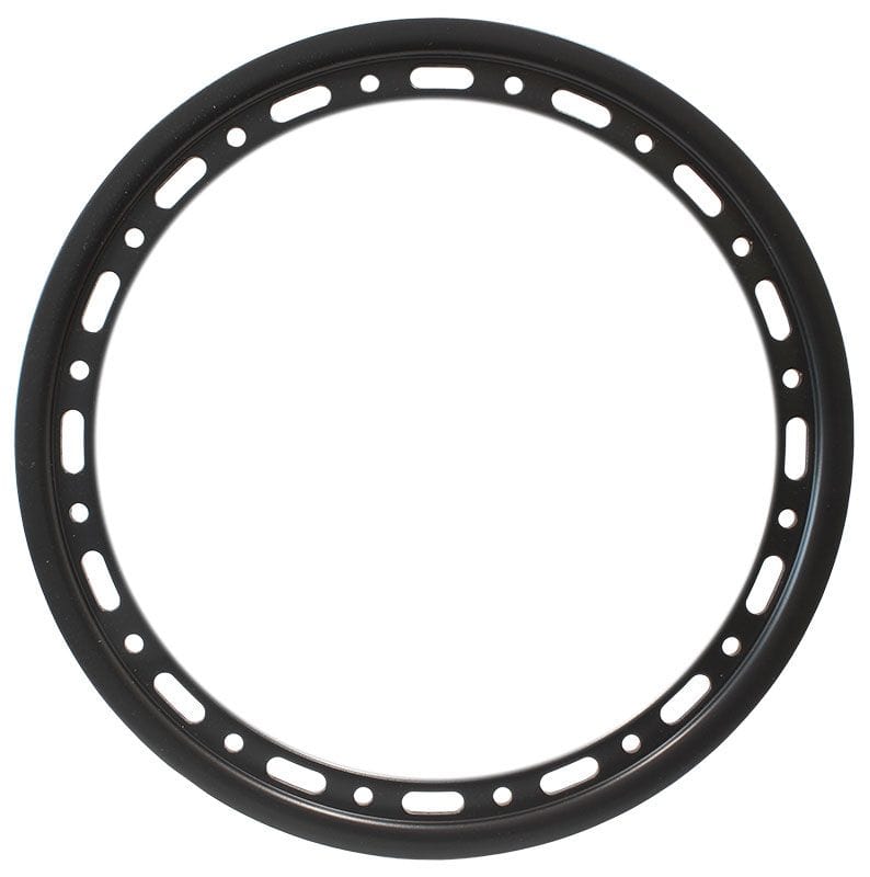 WELD Suit 15" Rim, 16 Bolt LHR (Slotted) Weld Racing Sprint Beadloc Ring - Black WEP650B-5275 SR