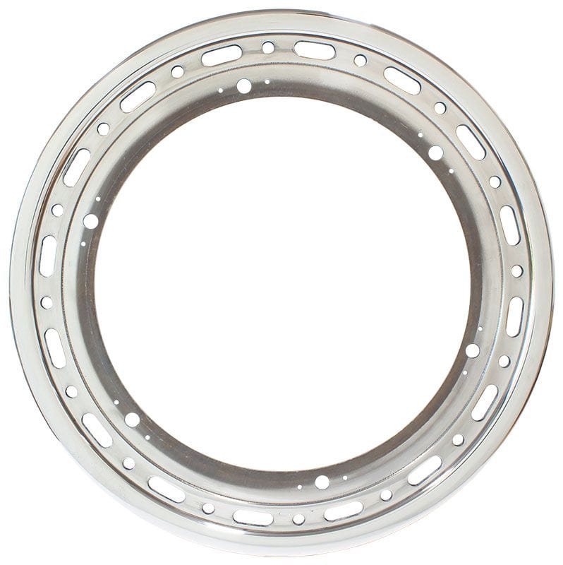 WELD Suit 15" Rim, 16 Bolt With 6 Dzus Buttons (No Cover) Weld Racing Sprint Beadloc Ring - Polished WEP650-5314-6 SR