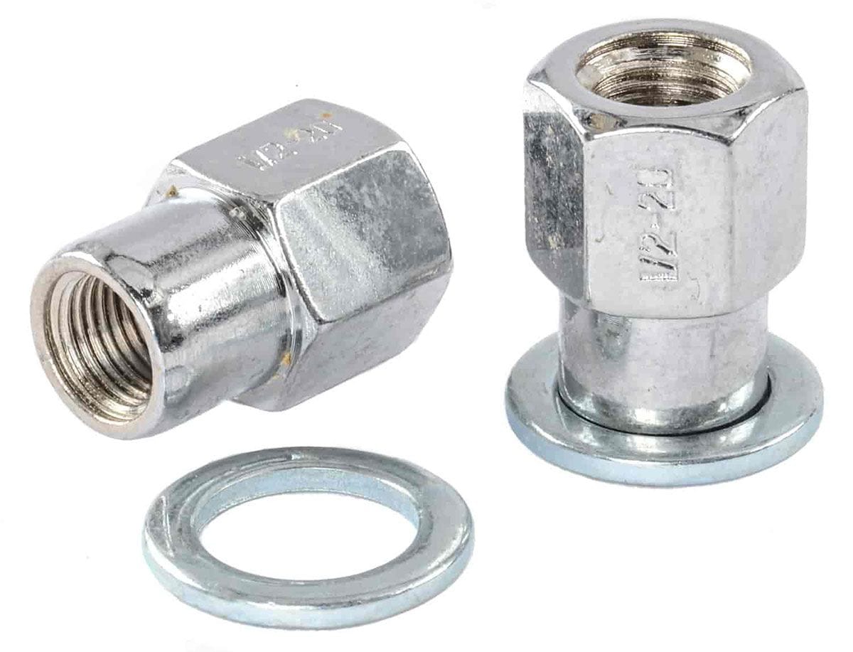 WELD Suit Alumastar, Magnum Drag Wheels (5 Pack) Weld Racing Open End Wheel Nut and Washer 1/2" WE601-1456 SR