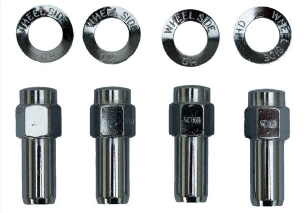 WELD Suit Draglite, Rodlite, Prostar Wheels (4 Pack) Weld Racing Closed End Wheel Nut and Washer 7/16" WE601-1414 SR