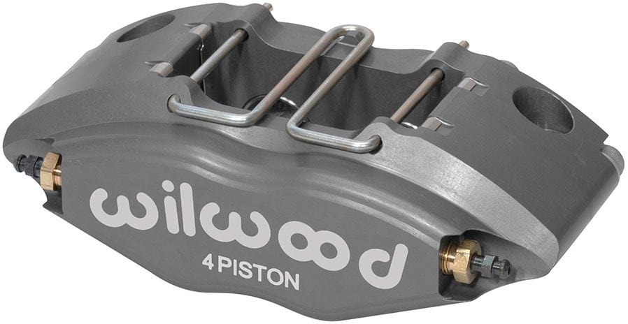 WILWOOD 1.00"/1.00" Bore Size, 0.50" Disc Width, 7912 Pad Plate Wilwood 4 Piston Radial Mount Billet Powerlite Caliper WB120-8724 SR