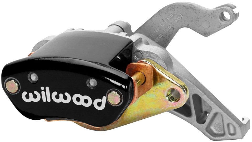 WILWOOD 1.19" Bore Size, 0.81" Disc Width, 6407 Pad Plate Wilwood 1-Piston MC4 Mechanical Park Brake Caliper R/H - Black WB120-12069-BK SR