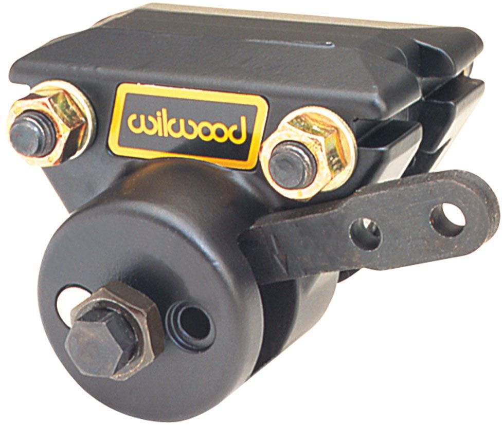 WILWOOD 1.62" Bore Size, 0.81" Disc Width Wilwood Mechanical Spot Calipers L/H, Black WB120-2281 SR