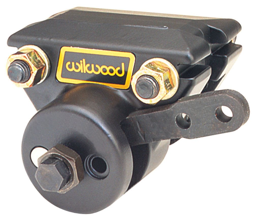 WILWOOD 1.62" Bore Size, 0.81" Disc Width Wilwood Mechanical Spot Calipers R/H, Black WB120-2280 SR